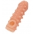 Телесная закрытая насадка с шариками Cock Sleeve Size S - 13,8 см. - KOKOS - в Саранске купить с доставкой