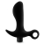 Черный анальный вибратор Silicone Vibrating Prostate Massager 01 - 10,8 см. - Blush Novelties - в Саранске купить с доставкой