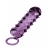 Закрытая фиолетовая насадка с пупырышками SAMURAI PENIS SLEEVE PURPLE - 14,5 см. - NMC - в Саранске купить с доставкой