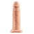 Телесный реалистичный фаллоимитатор с полостью Silicone Hollow Extension - 20 см. - Pipedream - купить с доставкой в Саранске