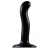Черный фаллоимитатор-насадка Strap-On-Me P G spot Dildo size S - 16,4 см. - Strap-on-me - купить с доставкой в Саранске