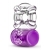 Фиолетовое эрекционное виброкольцо Pleaser Rechargeable C-Ring - Blush Novelties - в Саранске купить с доставкой