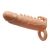 Телесная удлиняющая насадка Penis Sleeve Emmitt - 17 см. - Baile - в Саранске купить с доставкой