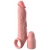 Телесная насадка-удлинитель 2 Inch Silicone X-tension with Strap - 20,3 см. - Pipedream - в Саранске купить с доставкой