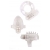 Набор из 3 прозрачных эрекционных колец с вибрацией Teasers Ring Kit - Chisa - в Саранске купить с доставкой
