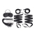 Эротический набор 4PC Bondage Bed Strap   Flogger Kit - Lux Fetish - купить с доставкой в Саранске