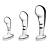 Набор из 3 стальных стимуляторов простаты Stainless Steel P-spot Training Set - b-Vibe - в Саранске купить с доставкой