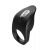 Черное эрекционное виброкольцо Vibro Lust Ring - MALESATION - в Саранске купить с доставкой