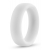 Белое люминесцентное эрекционное кольцо Silicone Glo Cock Ring - Blush Novelties - в Саранске купить с доставкой