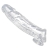 Прозрачная насадка для увеличения члена Realistic Clear Penis Enhancer and Ball Stretcher - 20,3 см. - XR Brands - в Саранске купить с доставкой