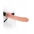 Фаллопротез телесного цвета Hollow Strap-On - 29 см. - Pipedream - купить с доставкой в Саранске