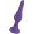 Фиолетовая анальная втулка Silcone Purple Plug Small - 10 см. - Boys of Toys