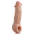 Телесная насадка-удлинитель Intrepid 9.25 Inch Realistic Penis Extender Sleeve - 23,5 см. - Blush Novelties - в Саранске купить с доставкой