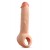 Телесная насадка-удлинитель Thrive 8.75 Inch Realistic Penis Extender Sleeve - 22,2 см. - Blush Novelties - в Саранске купить с доставкой