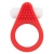 Красное эрекционное кольцо LIT-UP SILICONE STIMU RING 1 RED - Dream Toys - в Саранске купить с доставкой