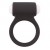 Чёрное эрекционное виброкольцо LIT-UP SILICONE STIMU RING 3 BLACK - Dream Toys - в Саранске купить с доставкой