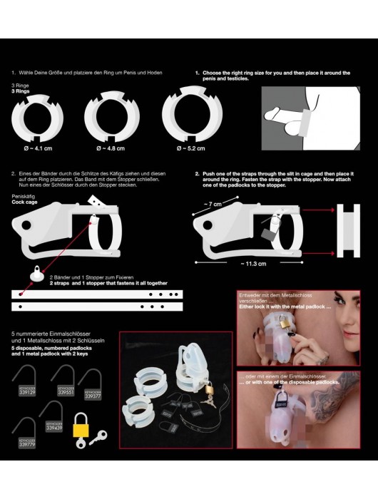 Набор для мужского пояса верности Cock Cage Set - Orion - купить с доставкой в Саранске