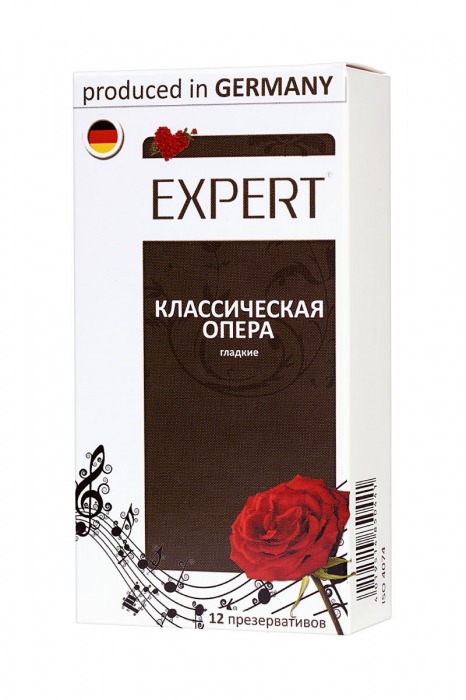 Гладкие презервативы Expert  Классическая опера  - 12 шт. - Expert - купить с доставкой в Саранске