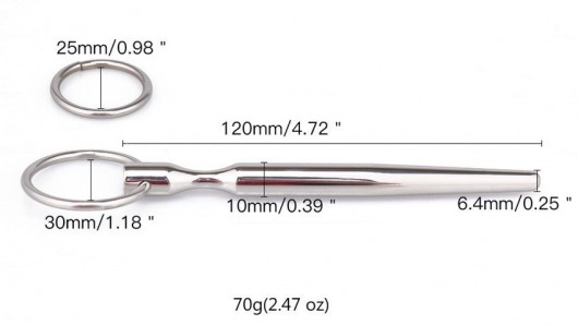 Металлический уретральный конусовидный плаг - Notabu - купить с доставкой в Саранске