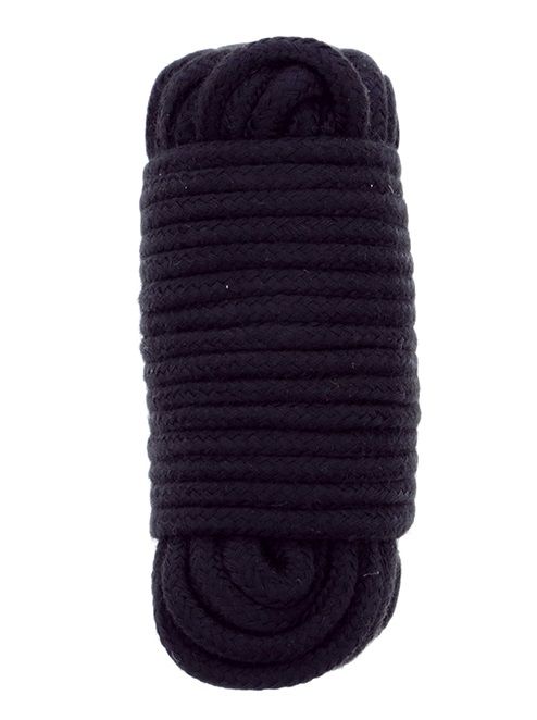 Черная веревка для связывания BONDX LOVE ROPE - 10 м. - Dream Toys - купить с доставкой в Саранске