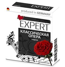 Гладкие презервативы Expert  Классическая опера  - 3 шт. - Expert - купить с доставкой в Саранске