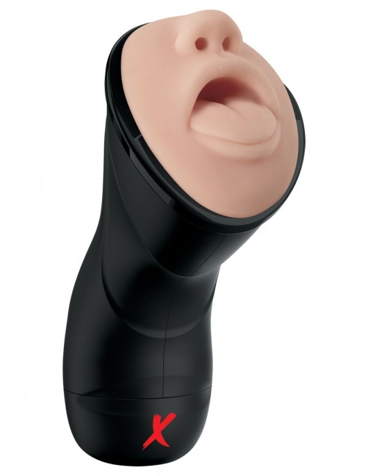 Мастурбатор-ротик Deep Throat Vibrating Stroker - Pipedream - в Саранске купить с доставкой