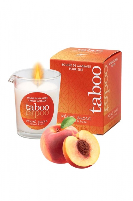 Массажное аромамасло с афродизиаками для женщин RUF Taboo Peche sucre - 60 гр. - RUF - купить с доставкой в Саранске