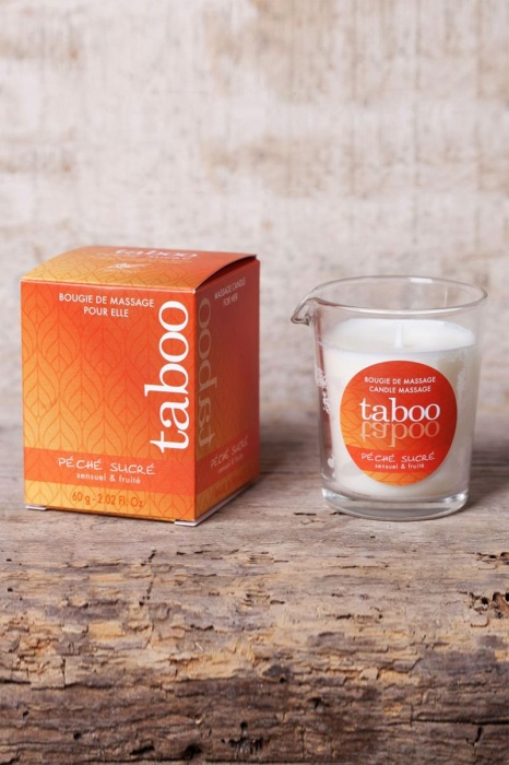 Массажное аромамасло с афродизиаками для женщин RUF Taboo Peche sucre - 60 гр. - RUF - купить с доставкой в Саранске