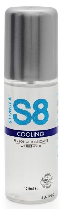 Охлаждающий лубрикант на водной основе S8 Cooling Lube - 125 мл. - Stimul8 - купить с доставкой в Саранске