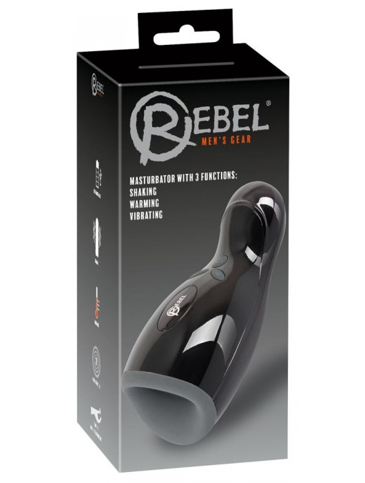 Черный мастурбатор Rebel Masturbator с нагревом - Orion - в Саранске купить с доставкой