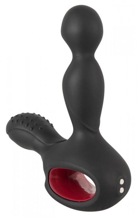 Черный вибромассажер простаты с нагревом и ротацией Prostate Plug - 14,5 см. - Orion - в Саранске купить с доставкой