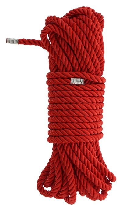 Красная веревка DELUXE BONDAGE ROPE - 10 м. - Dream Toys - купить с доставкой в Саранске