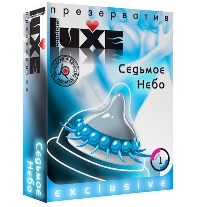 Презерватив LUXE  Exclusive  Седьмое небо  - 1 шт. - Luxe - купить с доставкой в Саранске