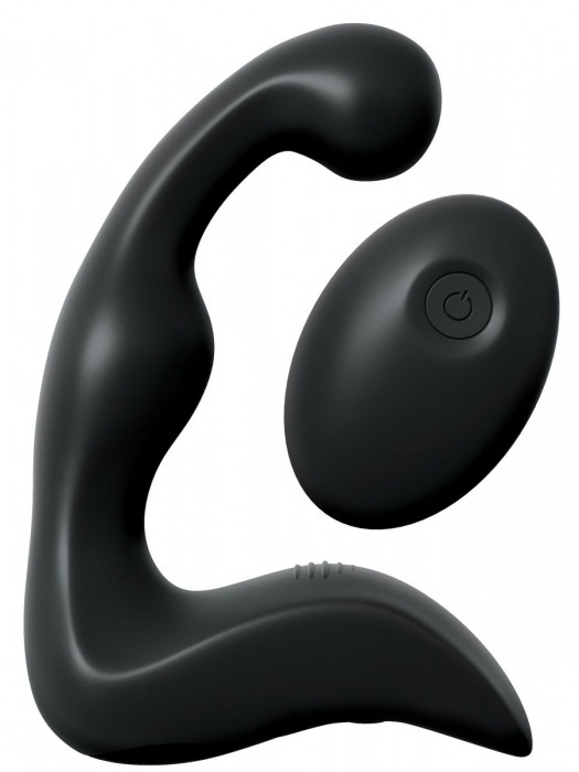 Черный вибромассажер простаты с пультом ДУ Control P-Spot Pro - Pipedream - в Саранске купить с доставкой