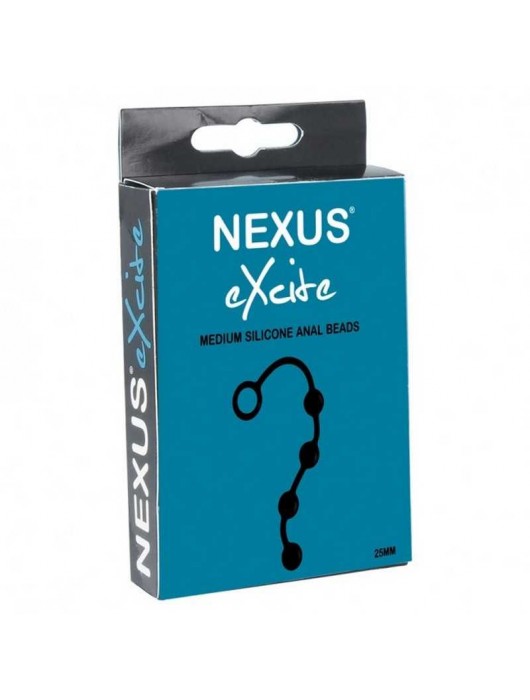 Черная анальная цепочка NEXUS Excite М - 28 см. - Nexus Range