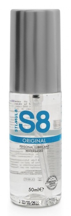 Универсальный лубрикант на водной осноdе S8 Original Lube - 50 мл. - Stimul8 - купить с доставкой в Саранске