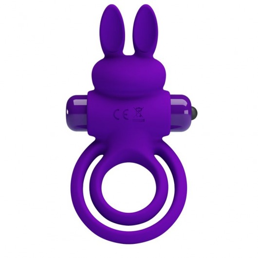 Фиолетовое эрекционное кольцо с вибростимуляцией клитора Vibrant Penis Ring III - Baile - в Саранске купить с доставкой