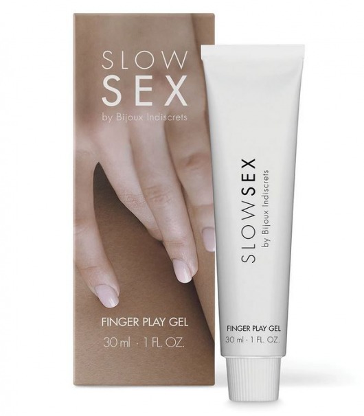 Гель для мастурбации с ароматом кокоса Slow Sex Finger Play Gel - 30 мл. - Bijoux Indiscrets - купить с доставкой в Саранске