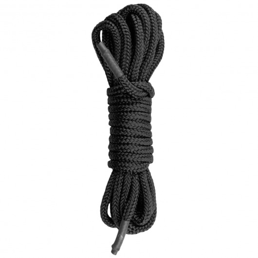 Черная веревка для бондажа Easytoys Bondage Rope - 5 м. - Easy toys - купить с доставкой в Саранске