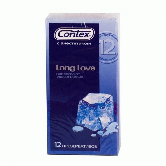 Презервативы с продлевающей смазкой Contex Long Love - 12 шт. - Contex - купить с доставкой в Саранске