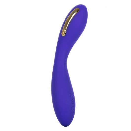 Фиолетовый вибратор с электростимуляцией Intimate E-Stimulator Wand - 21,5 см. - California Exotic Novelties - купить с доставкой в Саранске