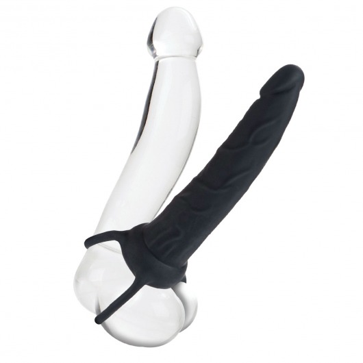 Насадка на пенис Silicone Love Rider Dual Penetrator для двойного проникновения - 14 см. - California Exotic Novelties - в Саранске купить с доставкой