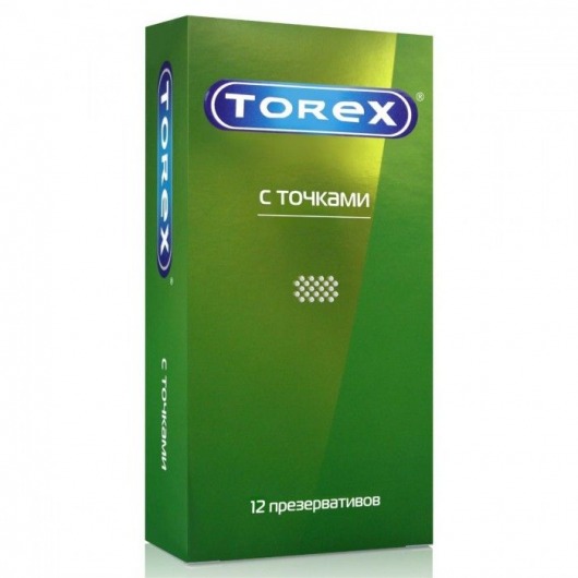 Текстурированные презервативы Torex  С точками  - 12 шт. - Torex - купить с доставкой в Саранске