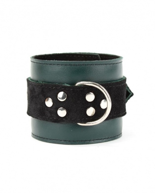 Изумрудные наручники Ladys Arsenal на карабинах - БДСМ Арсенал - купить с доставкой в Саранске