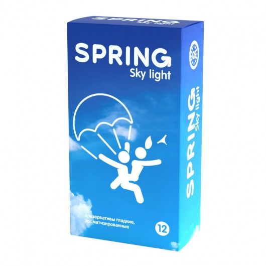 Ультратонкие презервативы SPRING SKY LIGHT - 12 шт. - SPRING - купить с доставкой в Саранске