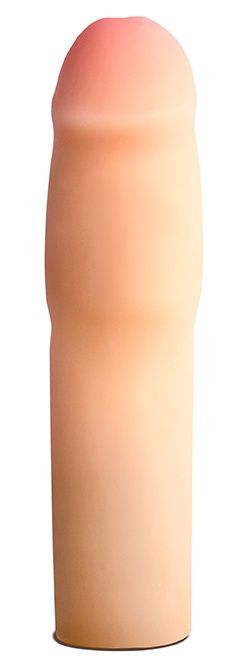 Телесная насадка-удлинитель на пенис PERFORMANCE 1.5INCH COCK XTENDER - 16 см. - Blush Novelties - в Саранске купить с доставкой