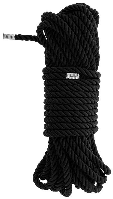 Черная веревка для бондажа BONDAGE ROPE - 10 м. - Dream Toys - купить с доставкой в Саранске