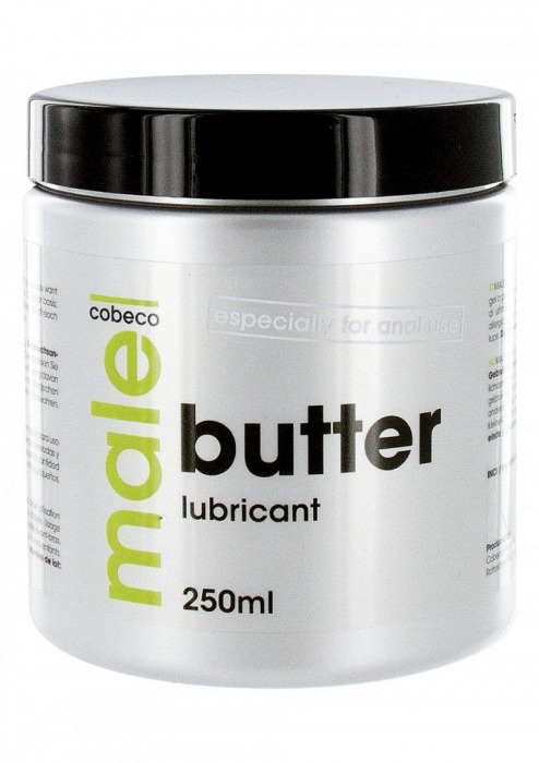 Анальный лубрикант MALE Cobeco Butter Lubricant - 250 мл. - Cobeco - купить с доставкой в Саранске