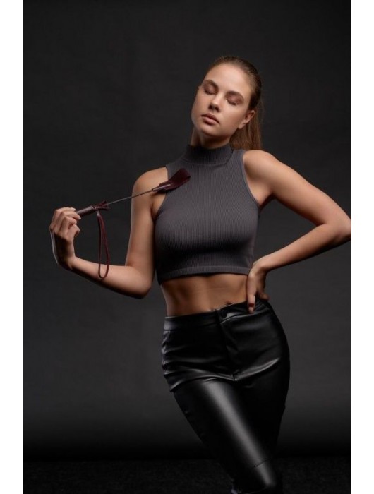 Бордовый стек Ladys Arsenal - 24 см. - БДСМ Арсенал - купить с доставкой в Саранске