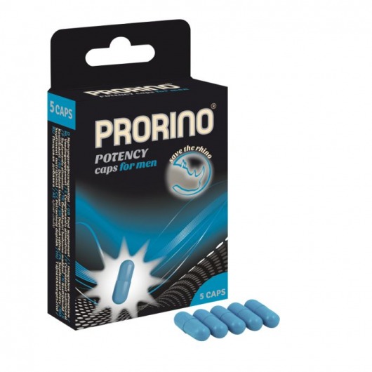 БАД для мужчин ero black line PRORINO Potency Caps for men - 5 капсул - Ero - купить с доставкой в Саранске